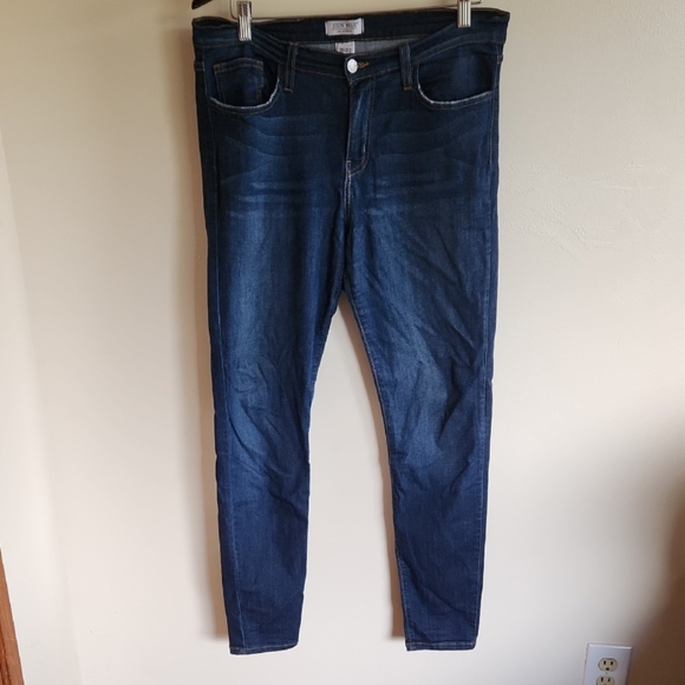 Judy Blue 8390 Dark Wash Skinny Jeans Womens 15/32 Made in USA Indigo Stretch‎